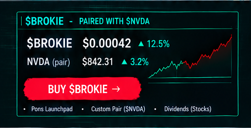 $BROKIE paired with $NVDA